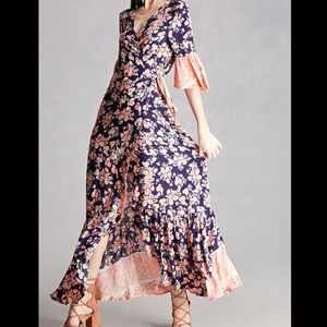 Selfie Leslie Floral Wrap Dress